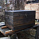 Copy of A large wooden chest, "the old Man and the sea". Crates. Happy People. Online shopping on My Livemaster.  Фото №2