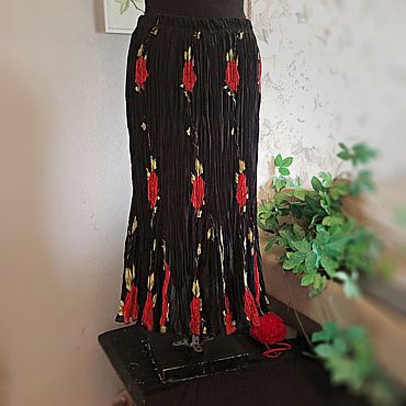 Одежда ручной работы. Ярмарка Мастеров - ручная работа Юбка гофре-жатка. Handmade.