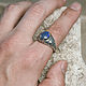 Men's ring with a pentagram and black opal ' Fafnir'. Rings. Unusual Gemstone Jewelry. My Livemaster. Фото №6