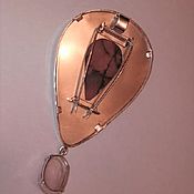 Украшения handmade. Livemaster - original item Frame-brooch-pendant (closed) for any stone made of 925 sterling silver. Handmade.