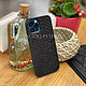 Чехол для iPhone 12 Pro из кожи питона. Чехол. Exotiq Python - Мир Экзотики. Интернет-магазин Ярмарка Мастеров.  Фото №2