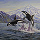 Order an oil painting | Killer Whales | Buy an oil painting, Pictures, Samara,  Фото №1