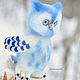 Owl Moon felted toy, Felted Toy, Arkhangelsk,  Фото №1