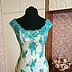 Evening dress turquoise (sea waves) colors Aurora. Dresses. Alisia_dress. Online shopping on My Livemaster.  Фото №2