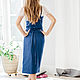 Denim sundress with the smell. Dresses. Silk & Milk. Online shopping on My Livemaster.  Фото №2