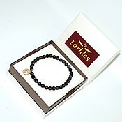 Украшения handmade. Livemaster - original item Garnet bracelet with a pendant 