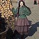  Зелень и сирень. Костюмы. Елена. Бохо одежда 'Дело вкуса' (elena-delovkusa). Ярмарка Мастеров.  Фото №8