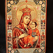 Картины и панно handmade. Livemaster - original item Icon of the Mother of God of Bethlehem. Handmade.