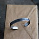 Men's bracelet made of medical steel with blackening, Bead bracelet, Volgograd,  Фото №1