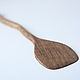 Big oak spatula. Handmade. Color 'walnut', Utensils, Moscow,  Фото №1
