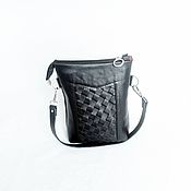 Сумки и аксессуары handmade. Livemaster - original item Black leather Cocktail bag, evening handbag. Handmade.
