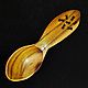 Travel spoon made of mulberry with a pattern 'Ants', Spoons, Shumerlya,  Фото №1