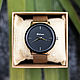 «Dune Black ENG» от Timbersun, деревянные наручные часы ручной работы, Часы наручные, Москва,  Фото №1