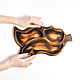 Menagerie de madera de cedro para servir ' hoja'. MG81. Scissors. ART OF SIBERIA. Ярмарка Мастеров.  Фото №5