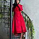 coat! Coat stylish!Coat red !. Coats. elmdesign (ELMDESIGN). Online shopping on My Livemaster.  Фото №2