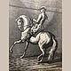Заказать Винтаж: RIDINGER гравюра всадник. Антикварные вещи Capricho Espanol. Ярмарка Мастеров. . Картины винтажные Фото №3