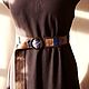 Women's linen belt. Patchwork belt. Straps. Boho-Eklektika. Online shopping on My Livemaster.  Фото №2