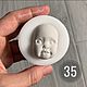 Mold No. №35 (form for making a face). Blanks for dolls and toys. homyakmarket (homyakmarket). My Livemaster. Фото №4
