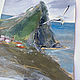 Заказать 'A view from a height' painting (landscape, sea, nature). 'More vnutri' Nadezhda. Ярмарка Мастеров. . Pictures Фото №3