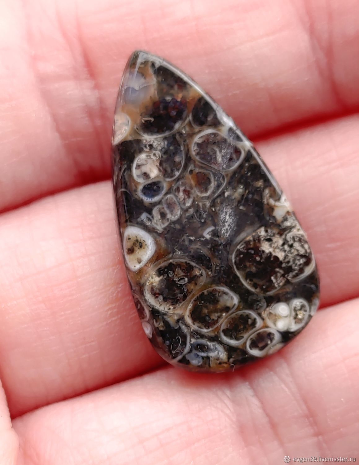 Яшма черепаховая Turtella . Кабошон купить в интернет-магазине Ярмарка ...