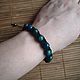 Bracelet made of chrysocolla in the skin. Bead bracelet. Jewelry Elena. Online shopping on My Livemaster.  Фото №2
