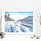 Watercolor painting 'Early spring in the mountains.'. Pictures. Senchilova Evgenia. My Livemaster. Фото №6