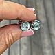 Серьги с натуральными аквамаринами 4.5 ct. Серьги классические. Елена. Ярмарка Мастеров.  Фото №10
