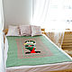 Knitted plaid bedspread 'Soldier on guard of sleep''. Gifts for February 23. Petelka. Online shopping on My Livemaster.  Фото №2