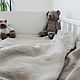 Order Set of bed linen made of softened linen for babies. Mam Decor (  Dmitriy & Irina ). Livemaster. . Linen in the crib Фото №3