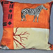 Для дома и интерьера handmade. Livemaster - original item a set of pillows. Safari Print.. Handmade.