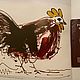 Пабло Пикассо. Литография «Курица». Картины. Оригинальные Литографии. Интернет-магазин Ярмарка Мастеров.  Фото №2