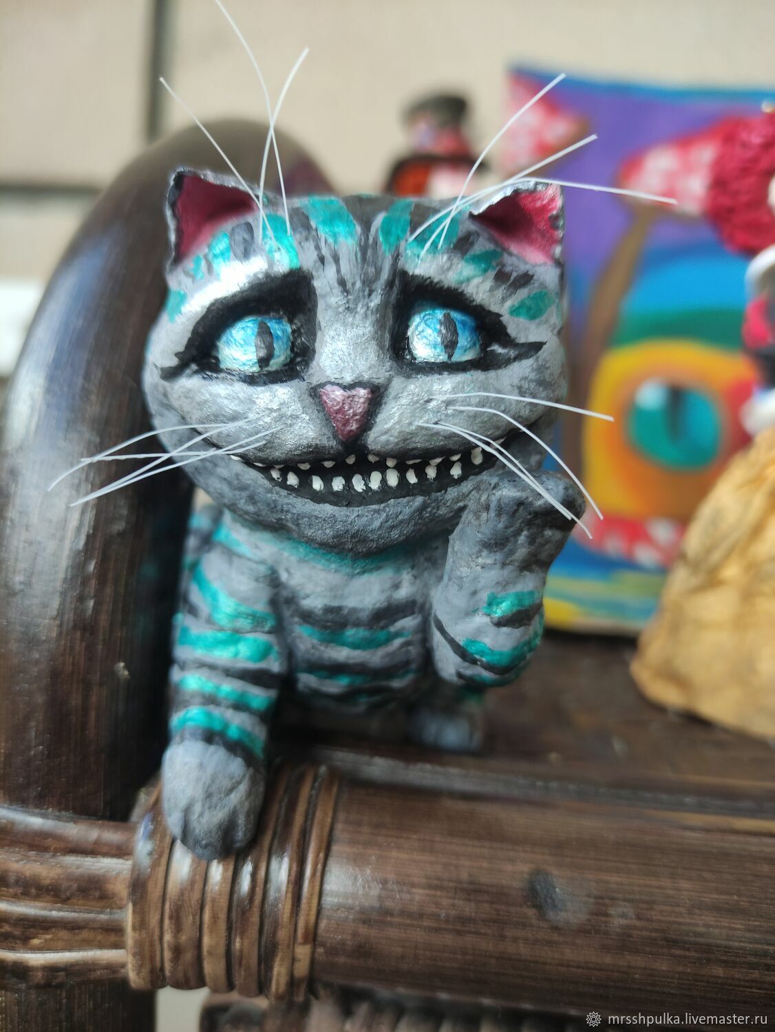 Чеширский кот - ватная елочная игрушка. в интернет-магазине на Ярмарке ...