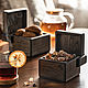 Order Large storage box 'Cube' made of dark oak. Foxwoodrus. Livemaster. . Sugar Bowls Фото №3