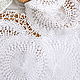 Round napkin openwork crocheted. Doilies. Natalie crochet flowers. My Livemaster. Фото №5