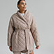 Jackets: Quilted jacket VOUP-20109 (beige), Outerwear Jackets, Moscow,  Фото №1
