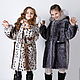 Children's fur coat 'Lynx' - made of natural fur - Mouton. Childrens outerwears. Kids fur coat. My Livemaster. Фото №4