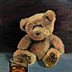  Double bourbon. Teddy bear and a glass of whiskey. Pictures. Julia-Elkina. My Livemaster. Фото №4