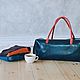 Travel and sports bag made of genuine leather, Sports bag, Odintsovo,  Фото №1