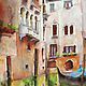 Order Venice Pastel Painting (green, brick, white, architecture). Pastelena. Livemaster. . Pictures Фото №3