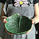Ваза для фруктов в виде листа савойской капусты, Тарелки, Санкт-Петербург,  Фото №1