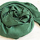Women silk scarf   из ткани Gucci  зеленая трава. Шали. Platkoff. Интернет-магазин Ярмарка Мастеров.  Фото №2