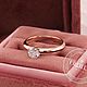 Помолвочное кольцо с бриллиантом 1 карат. Кольцо помолвочное. FROLOF JEWELRY. Ярмарка Мастеров.  Фото №4