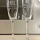 Wedding glasses with engraving. Wedding glasses. WoodCraft32. Online shopping on My Livemaster.  Фото №2