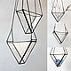 the floriana. floriana geometric pendant on a chain. prism. Pendants for pots. Glass Flowers. My Livemaster. Фото №5