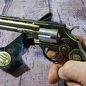 Субкультуры handmade. Livemaster - original item Pistol revolver in steampunk style 