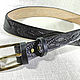 Order Leather belt 'Celtic knot' black. schwanzchen. Livemaster. . Straps Фото №3