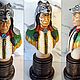 Indian warrior - decorative bust made of wood. Figurine. Art Branch Org (ArtBranchOrg). My Livemaster. Фото №5