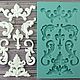 Mold 'set of monograms 2' (3 sizes), Decor for decoupage and painting, Serpukhov,  Фото №1