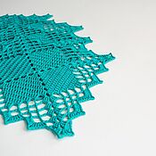 Для дома и интерьера handmade. Livemaster - original item A set of knitted square napkins. Handmade.