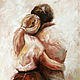 Two, lovers, love, oil painting on canvas. Pictures. myfoxyart (MyFoxyArt). Online shopping on My Livemaster.  Фото №2